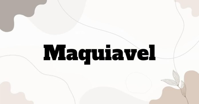 maquiavel