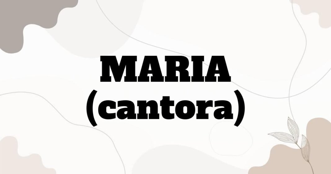 maria_cantora