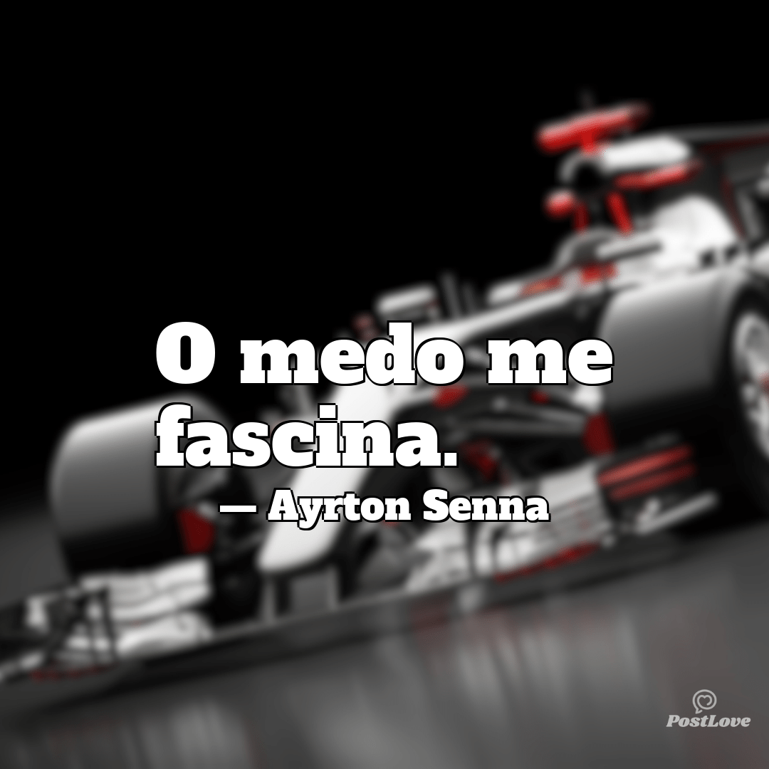 “O medo me fascina.”