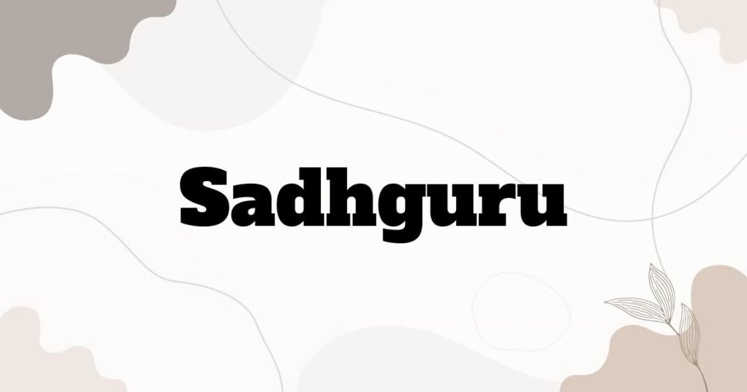 sadhguru