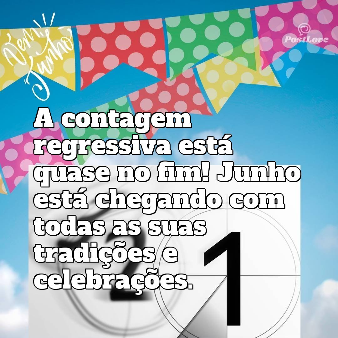 A contagem regressiva está quase no fim! Junho está chegando com todas as suas tradições e celebrações.