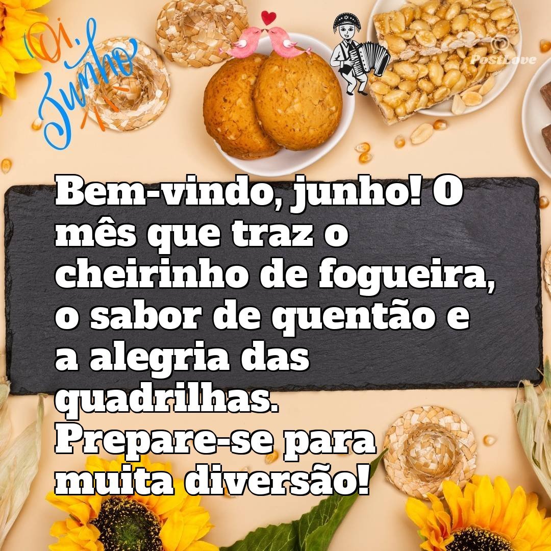 Bem-vindo, junho! O mês que traz o cheirinho de fogueira, o sabor de quentão e a alegria das quadrilhas. Prepare-se para muita diversão!