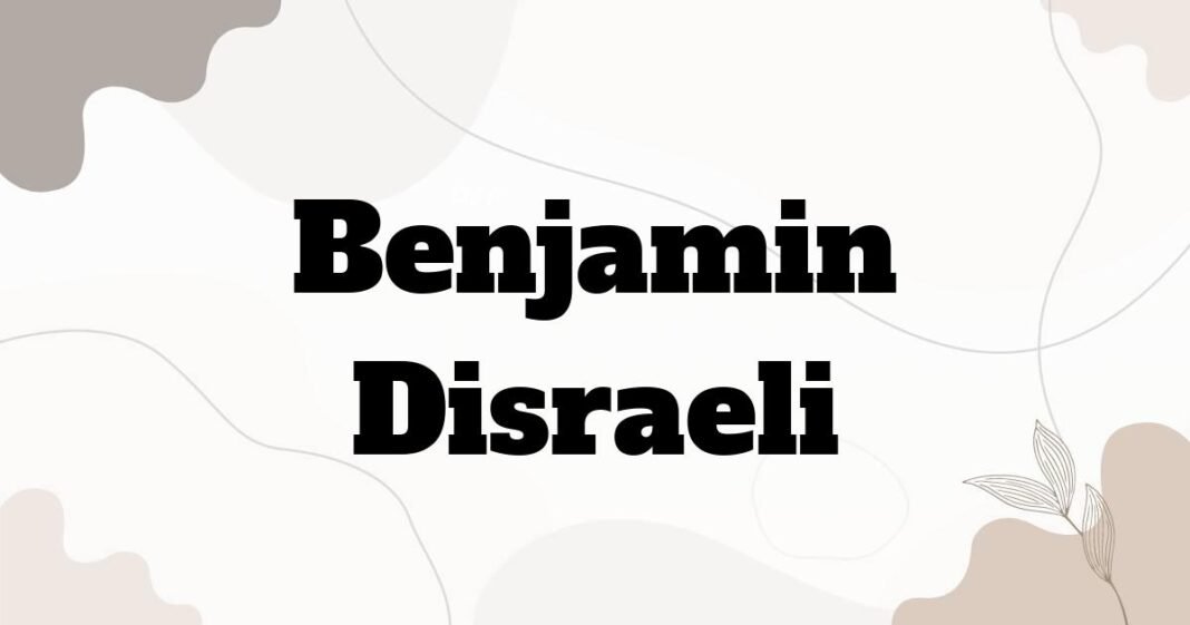 benjamin_disraeli