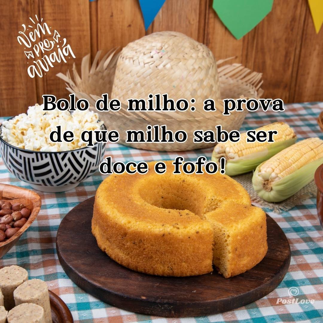 Bolo de milho: a prova de que milho sabe ser doce e fofo!