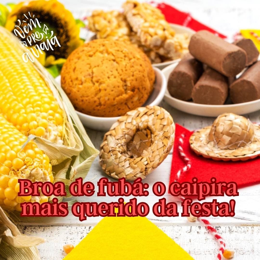 Broa de fubá: o caipira mais querido da festa!