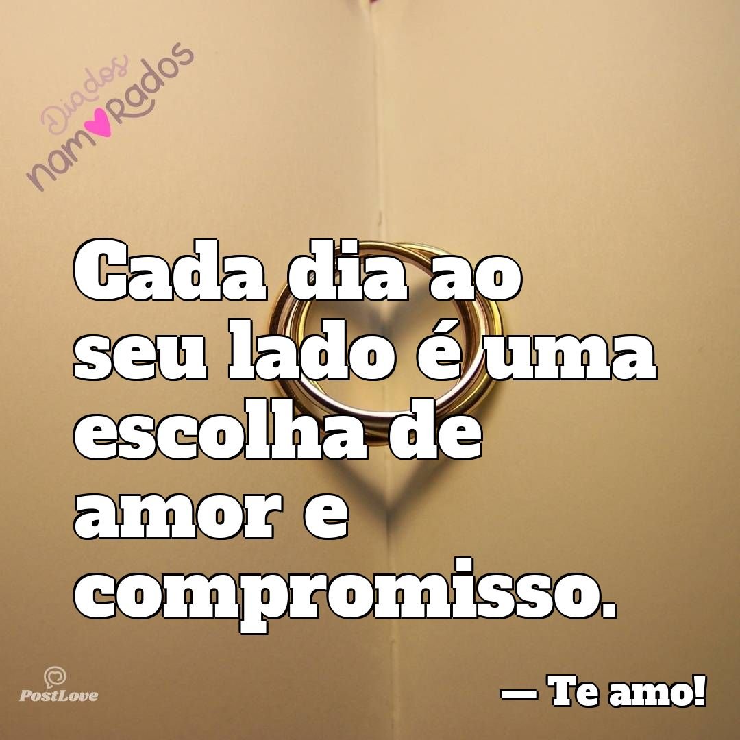 Cada dia ao seu lado é uma escolha de amor e compromisso.