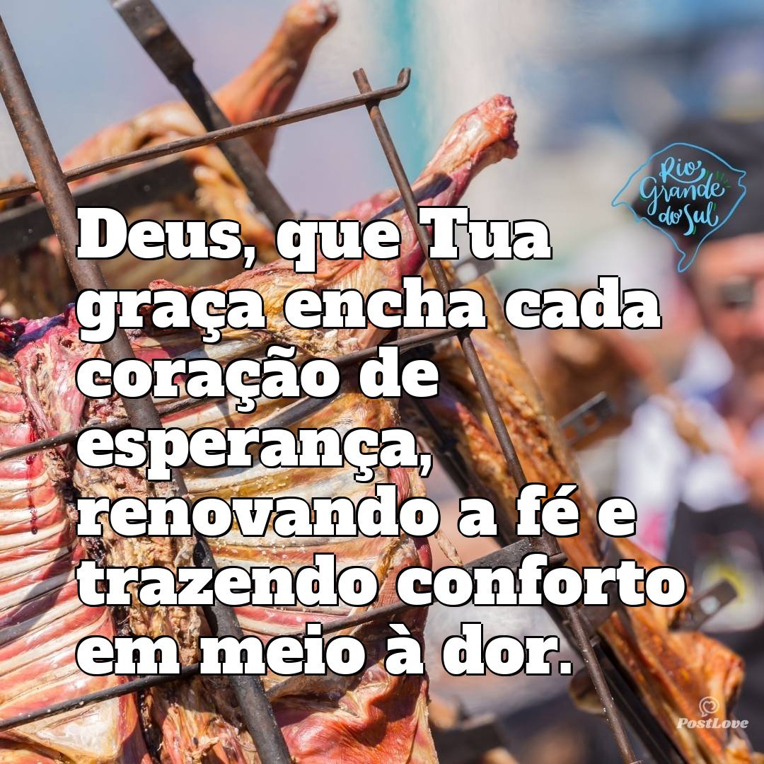 Deus, que Tua graça encha cada coração de esperança, renovando a fé e trazendo conforto em meio à dor.