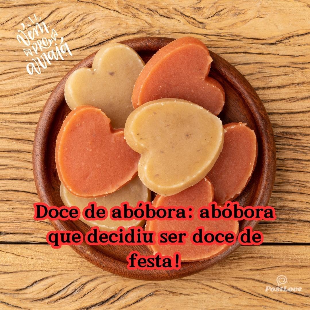 Doce de abóbora: abóbora que decidiu ser doce de festa!