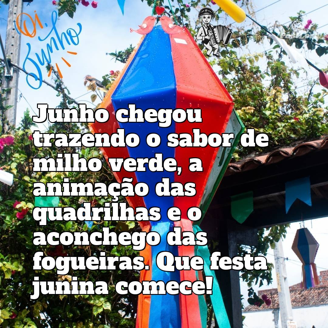 Junho chegou trazendo o sabor de milho verde, a animação das quadrilhas e o aconchego das fogueiras. Que festa junina comece!