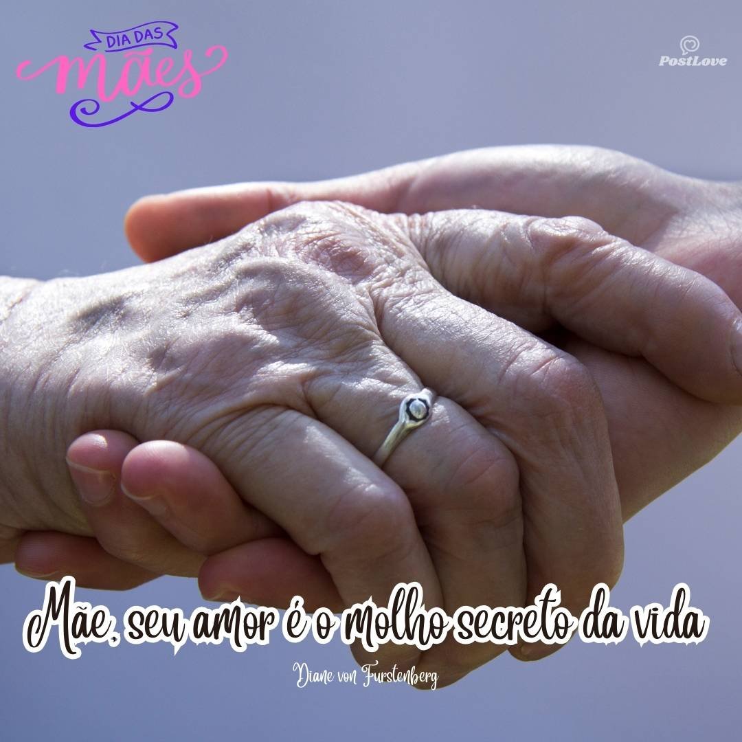 Mãe, seu amor é o molho secreto da vida