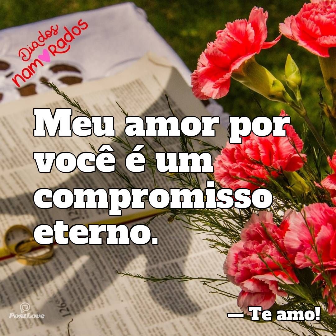 Meu amor por você é um compromisso eterno.