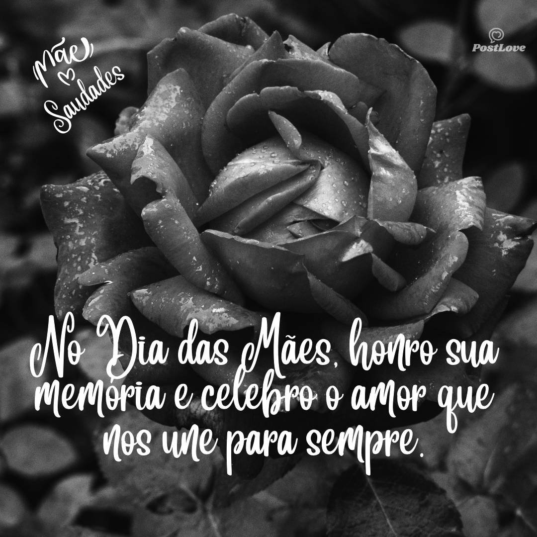 No Dia das Mães, honro sua memória e celebro o amor que nos une para sempre.