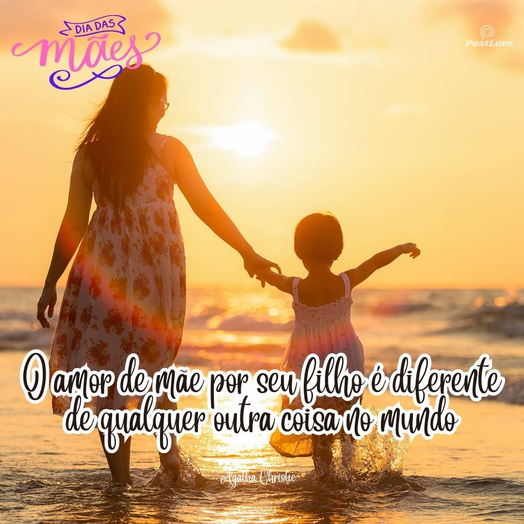 O amor de mãe por seu filho é diferente de qualquer outra coisa no mundo