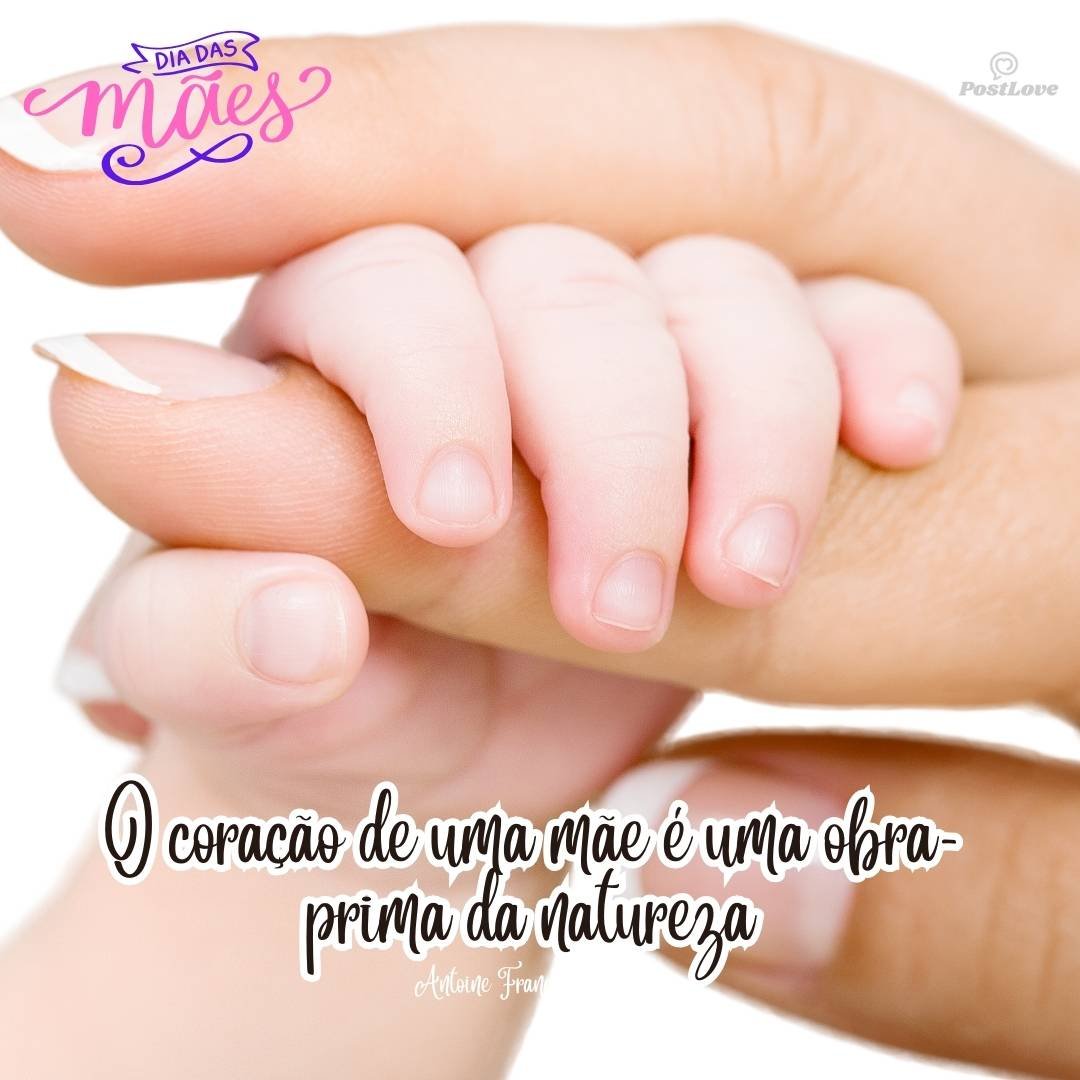 O coração de uma mãe é uma obra-prima da natureza
