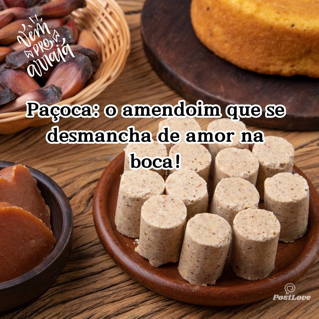 Paçoca: o amendoim que se desmancha de amor na boca!