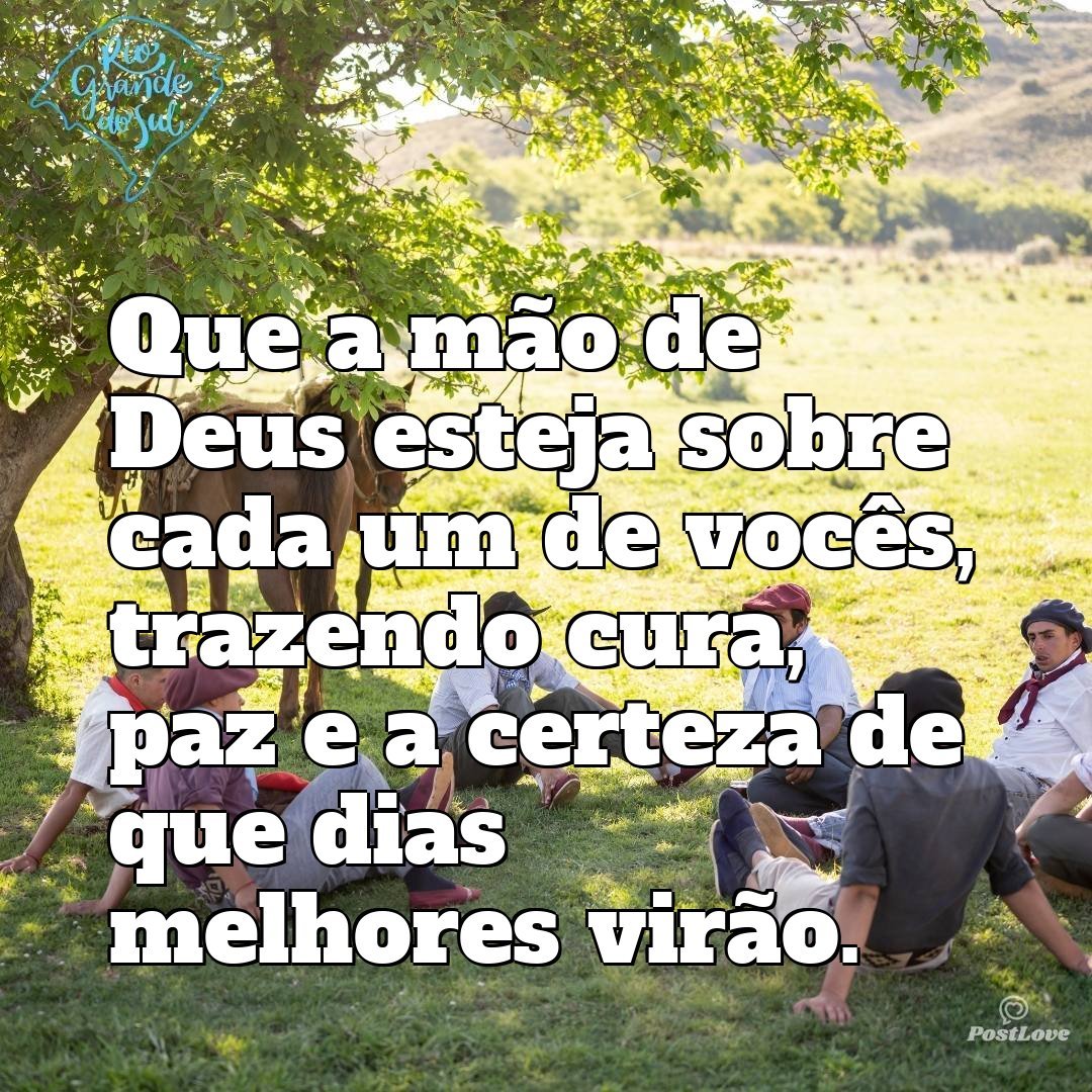 Que a mão de Deus esteja sobre cada um de vocês, trazendo cura, paz e a certeza de que dias melhores virão.