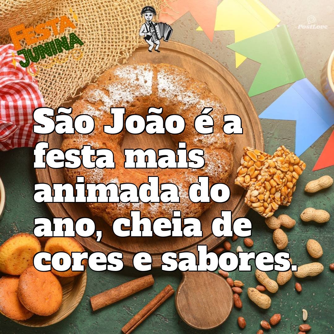 São João é a festa mais animada do ano, cheia de cores e sabores.
