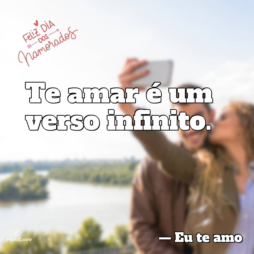 Te amar é um verso infinito.