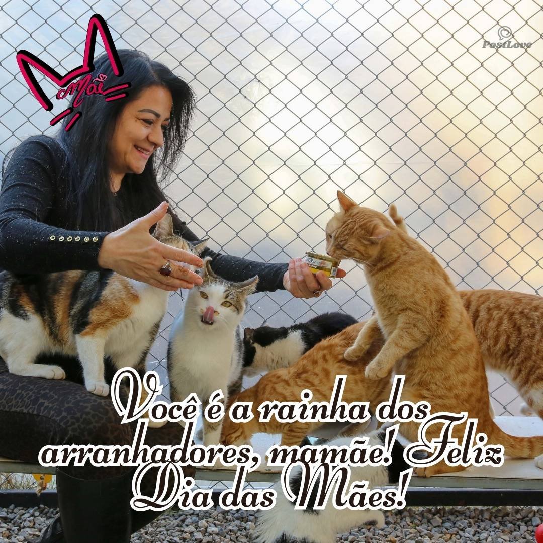Você é a rainha dos arranhadores, mamãe! Feliz Dia das Mães!