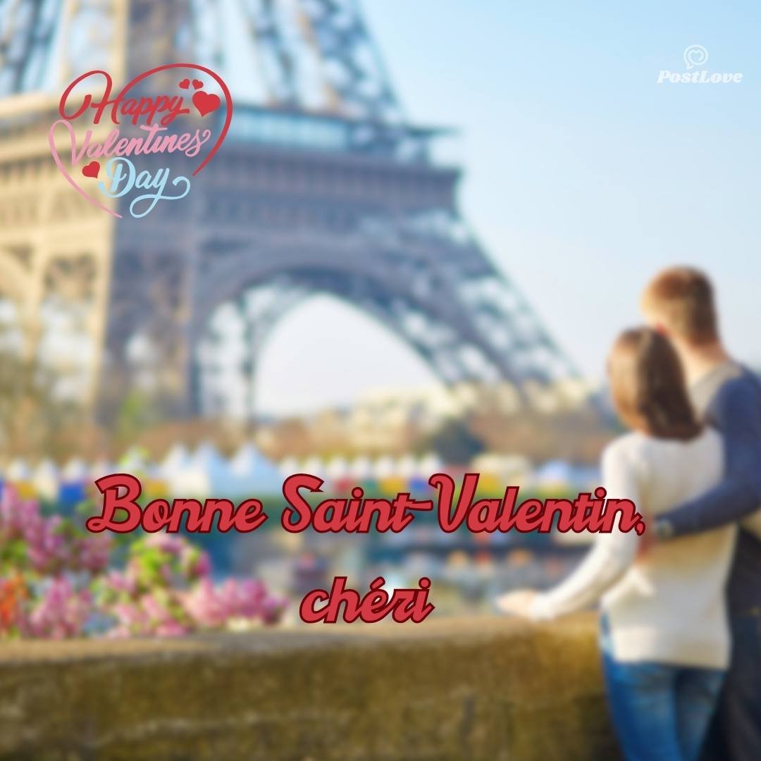 Bonne Saint-Valentin, chéri