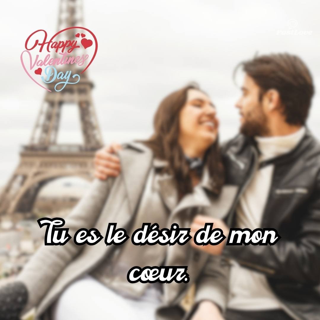 Tu es le désir de mon cœur.