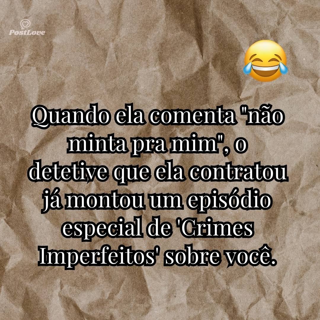 Quando ela comenta
