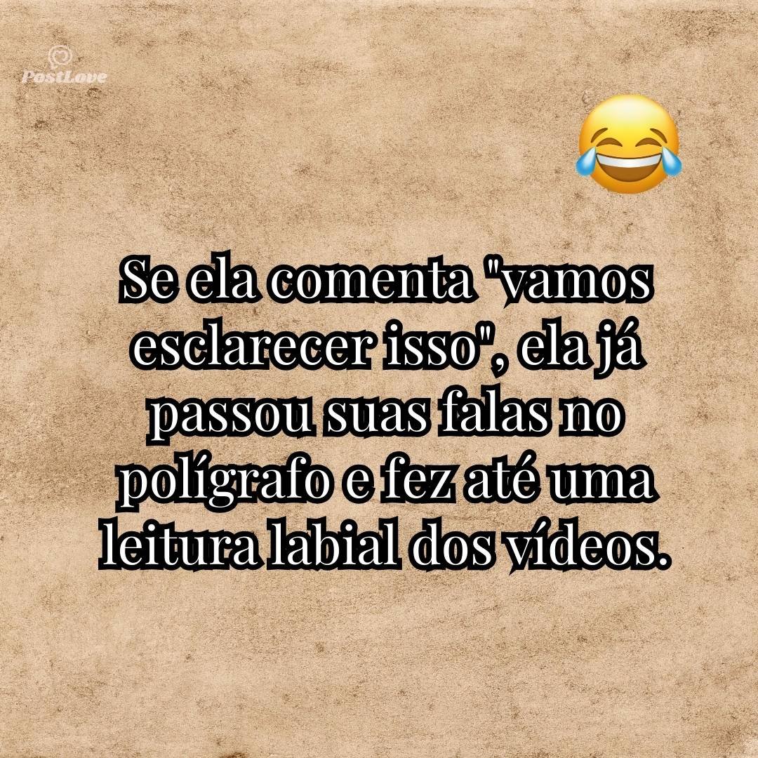 Se ela comenta