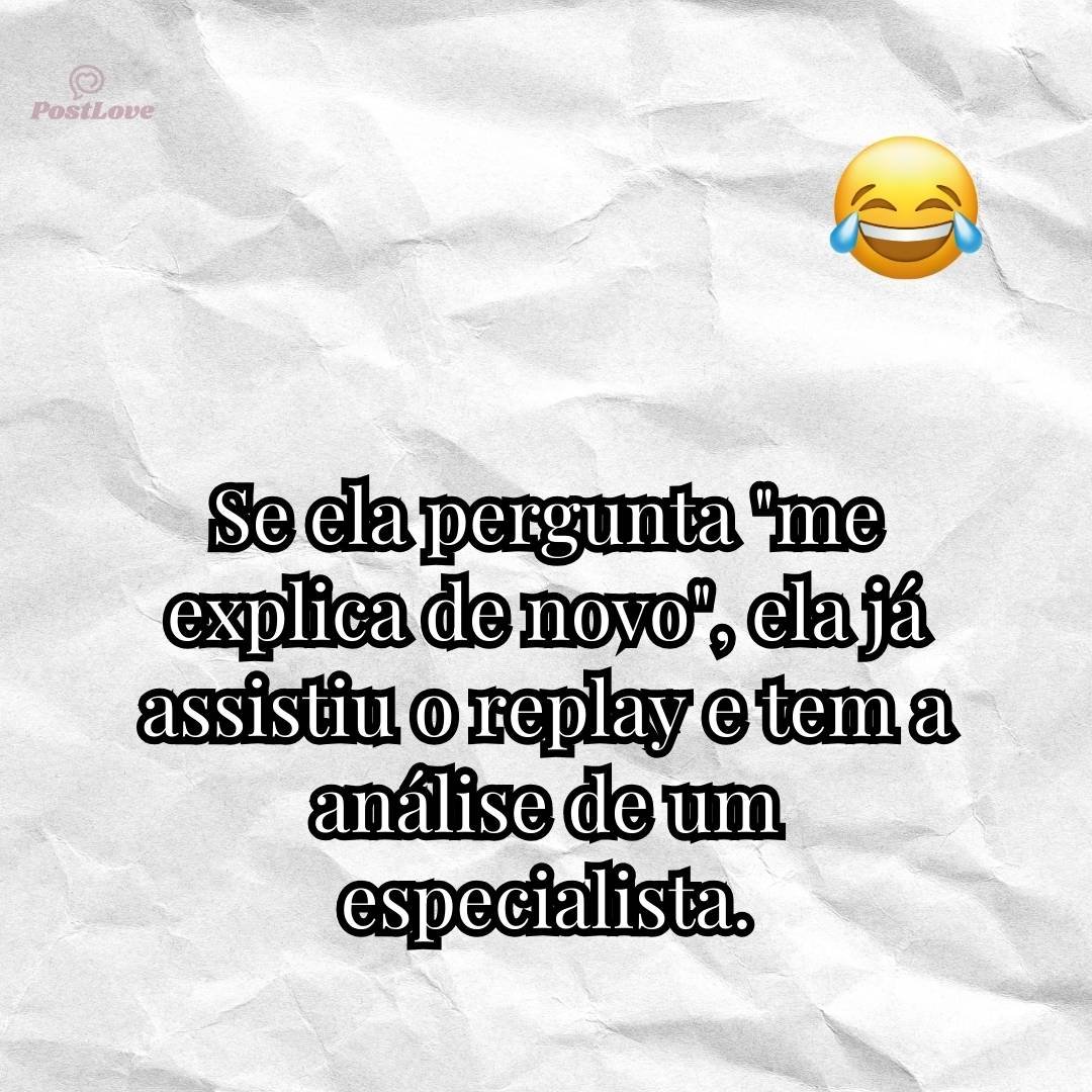 Se ela pergunta