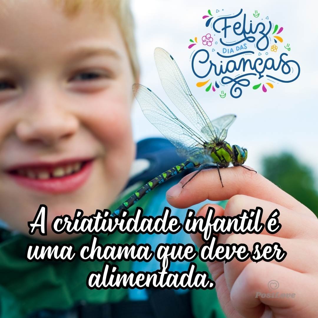 A criatividade infantil é uma chama que deve ser alimentada. 🔥