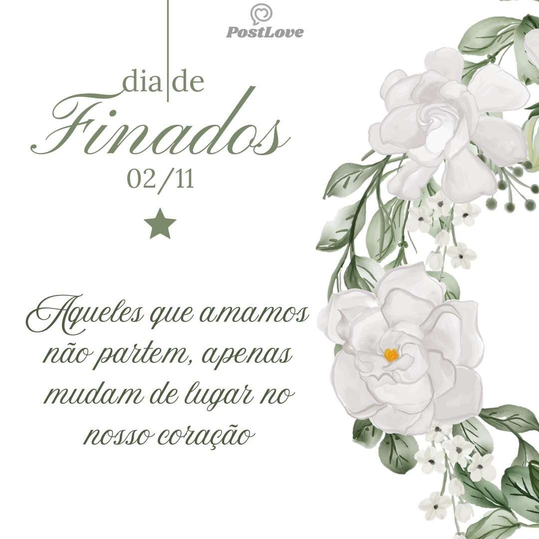 Aqueles que amamos não partem, apenas mudam de lugar no nosso coração
