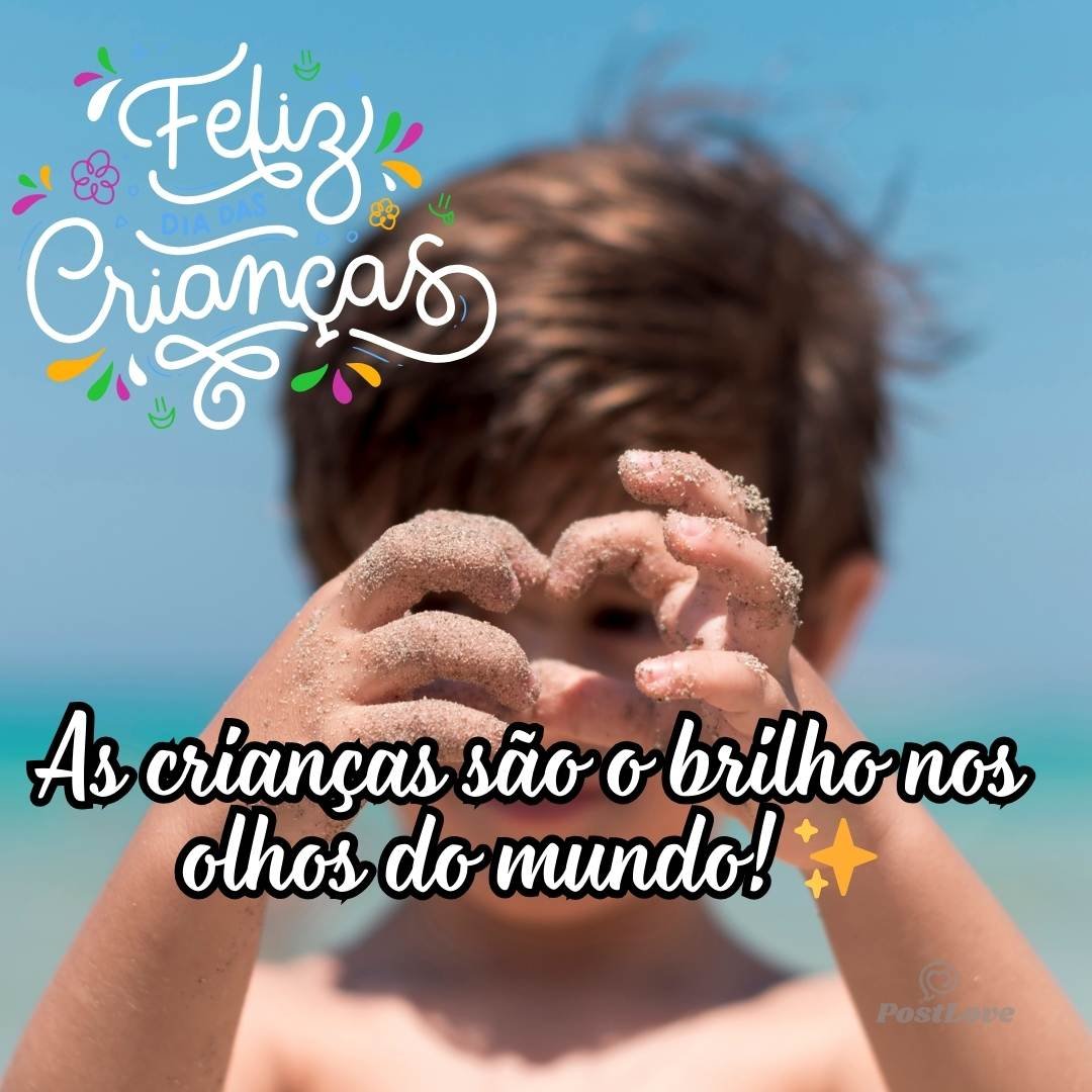 As crianças são o brilho nos olhos do mundo! ✨