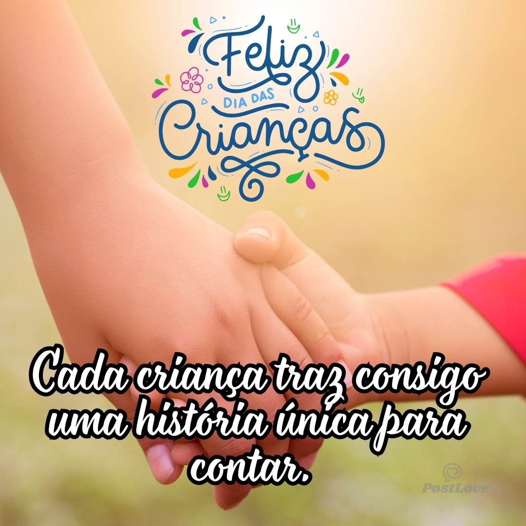Cada criança traz consigo uma história única para contar. 📖