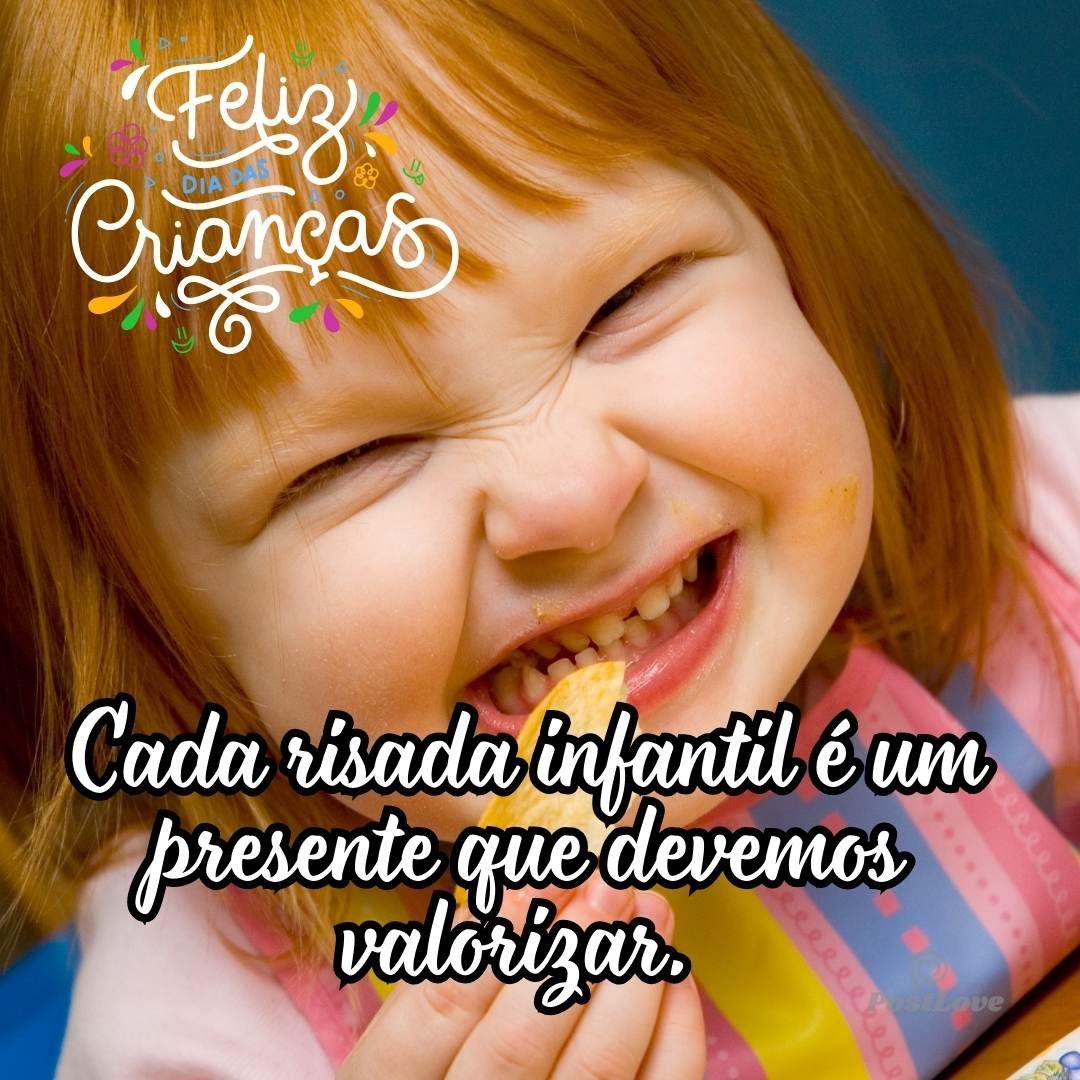 Cada risada infantil é um presente que devemos valorizar. 🎁