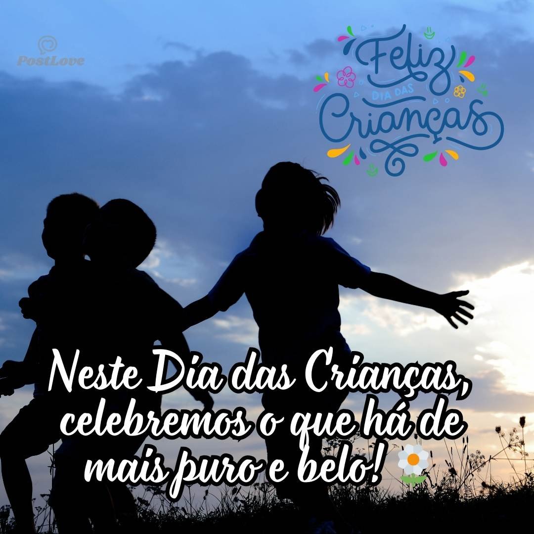 Neste Dia das Crianças, celebremos o que há de mais puro e belo! 🌼
