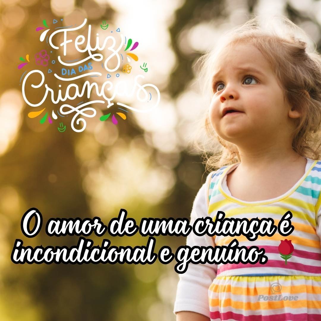 O amor de uma criança é incondicional e genuíno. 🌹