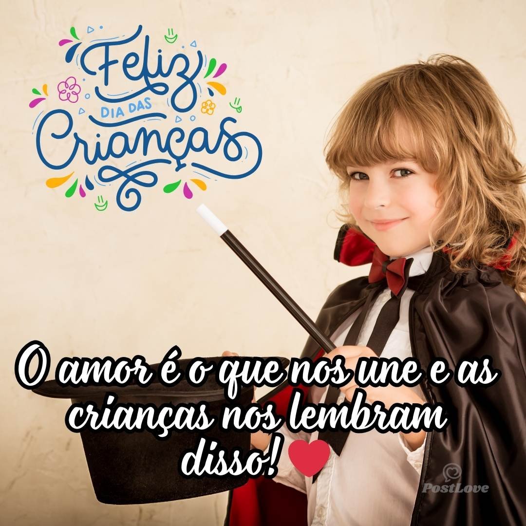 O amor é o que nos une e as crianças nos lembram disso! ❤️