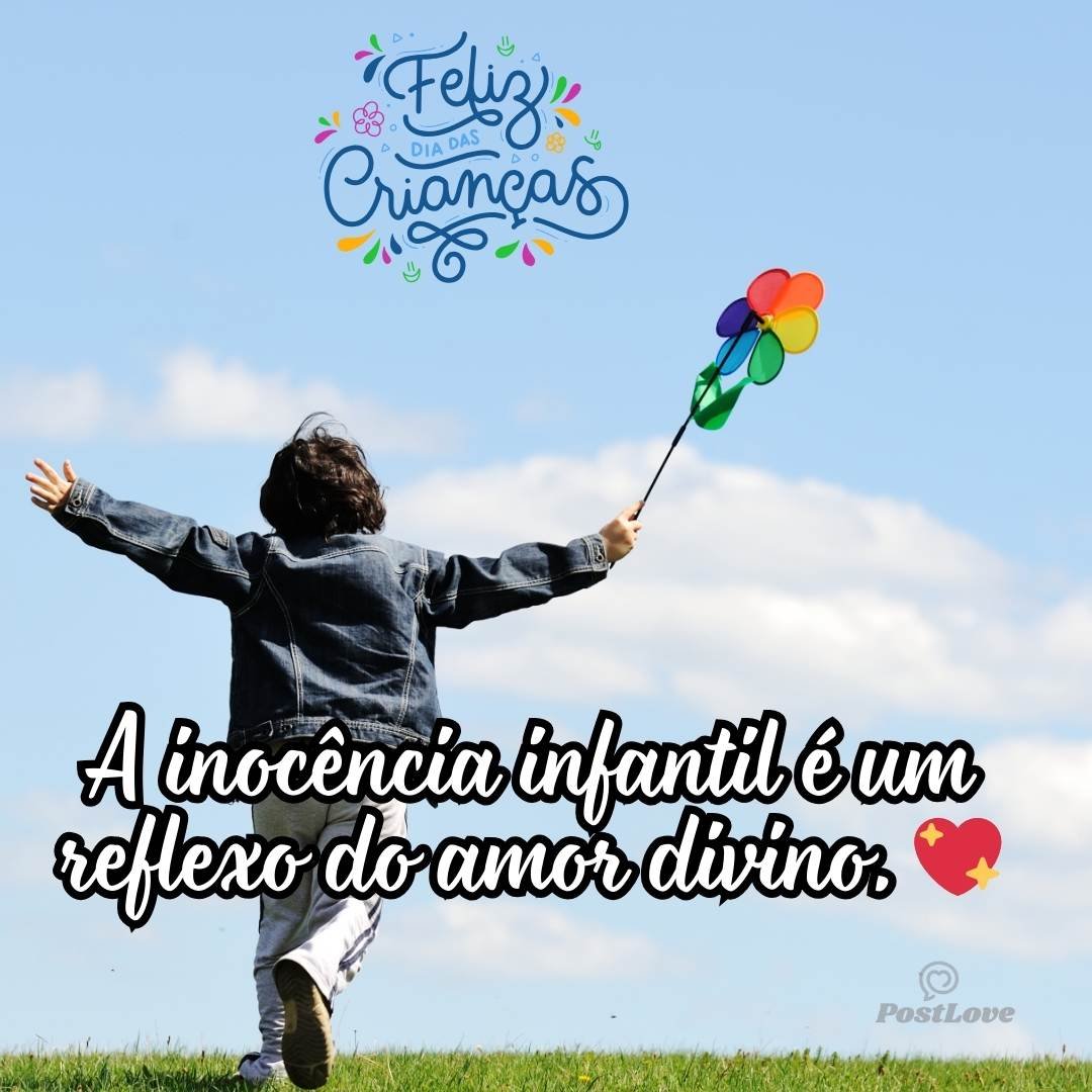 A inocência infantil é um reflexo do amor divino. 💖